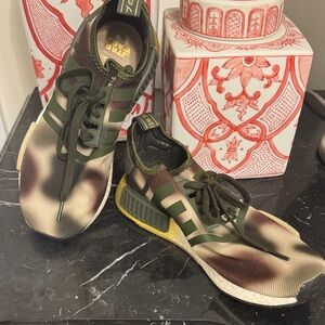 Adidas Green and Brown Camouflage starwars Shoes
